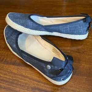 Ugg jean canvas flats